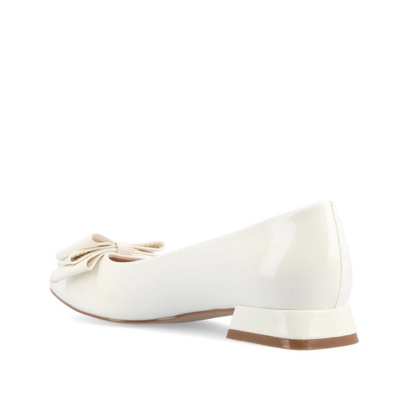 Journee Collection OPHELIA LOW BLOCK BALLET FLATS FAUX LEATHER - Picture 3 of 9